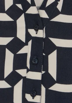 Street One Blusen*Viskose Bluse mit Print deep blue