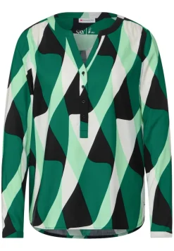 Street One Blusen*Viskose Bluse mit Print fresh spring green