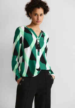 Street One Blusen*Viskose Bluse mit Print fresh spring green
