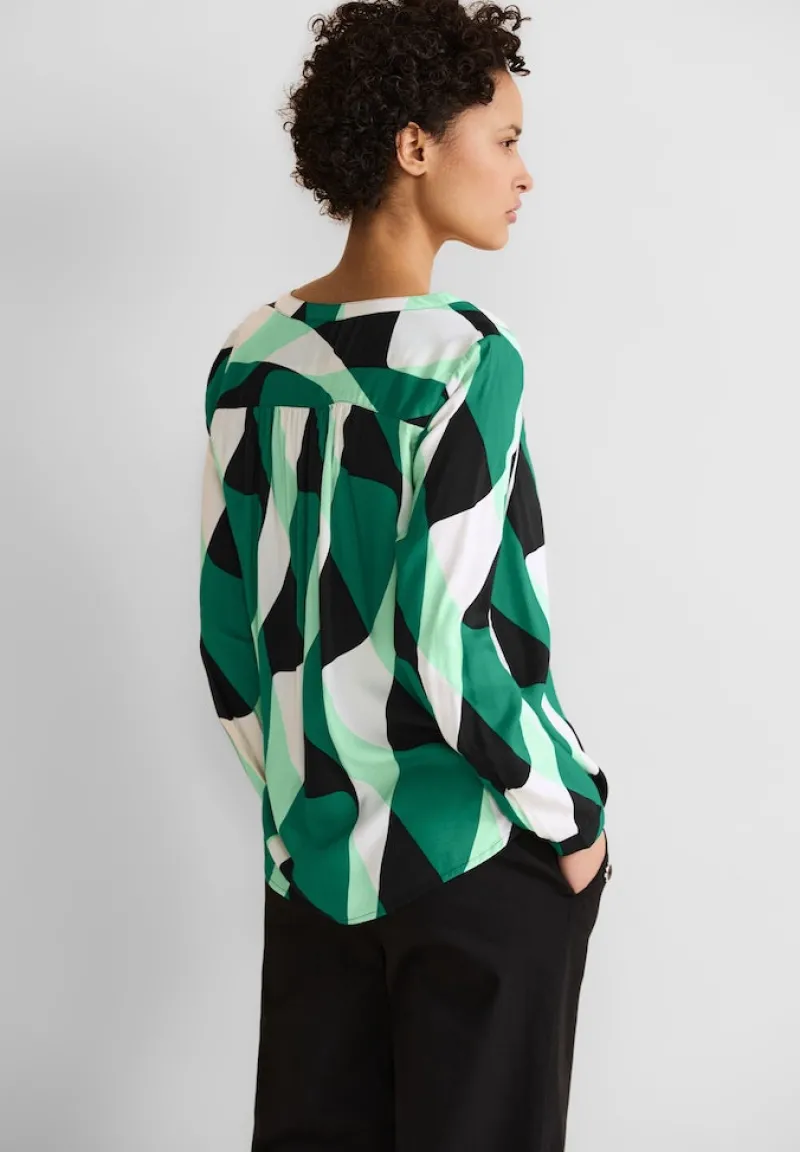 Street One Blusen*Viskose Bluse mit Print fresh spring green