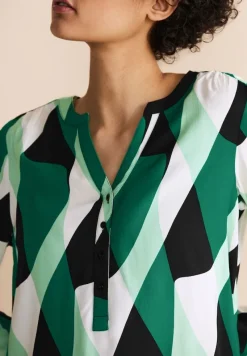 Street One Blusen*Viskose Bluse mit Print fresh spring green
