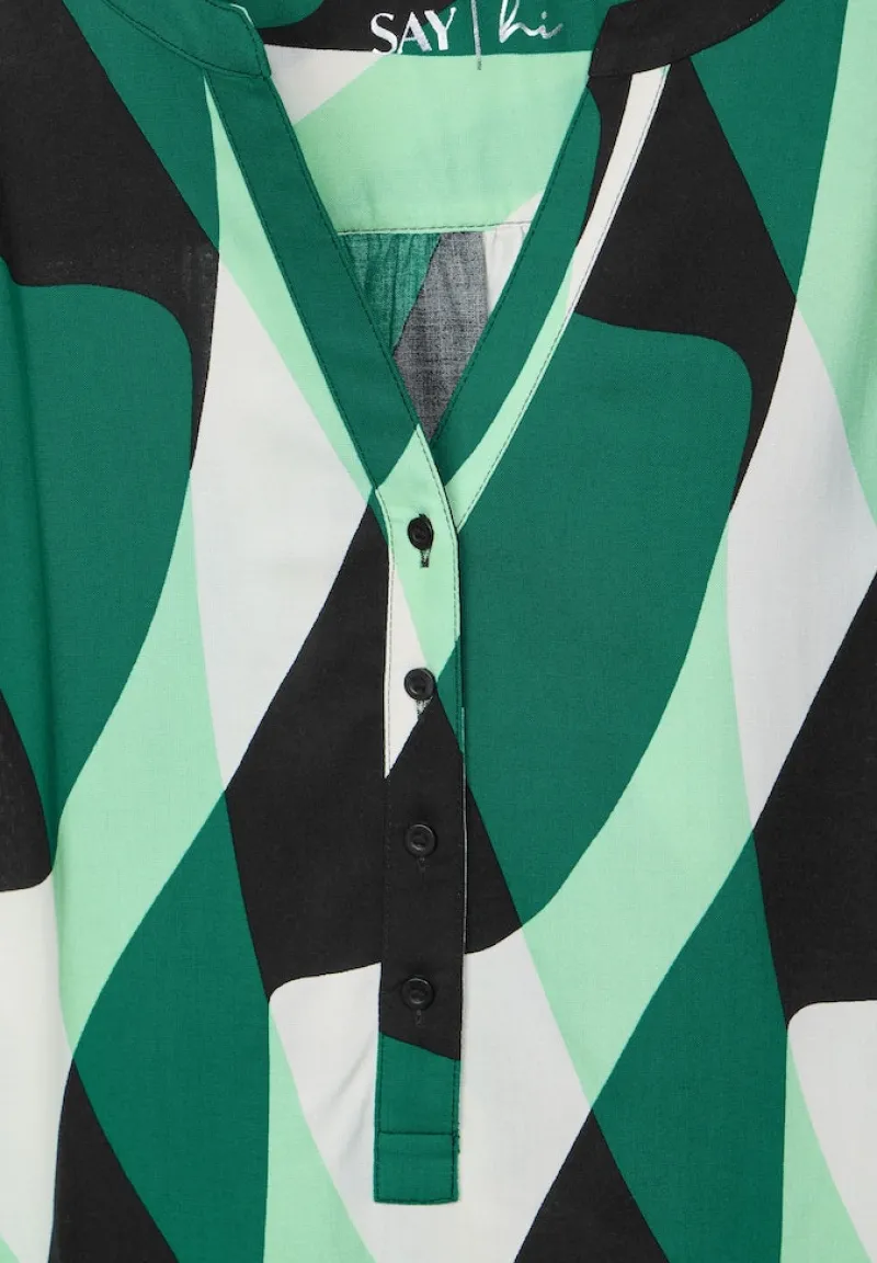 Street One Blusen*Viskose Bluse mit Print fresh spring green