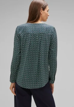 Street One Blusen*Viskose Bluse mit Print gentle green