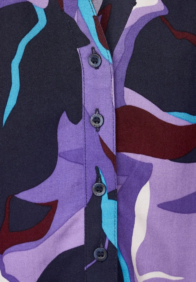 Street One Blusen*Viskose Bluse mit Print lupine lilac