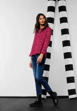 Street One Blusen*Viskose Bluse mit Print woody rose