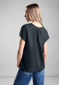 Street One Blusen*Viskose Blusenshirt cool vintage green