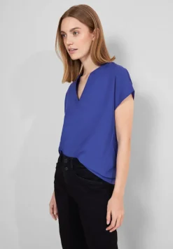 Street One Blusen*Viskose Blusenshirt intense royal blue