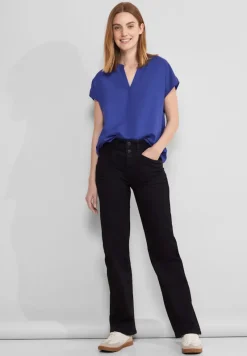 Street One Blusen*Viskose Blusenshirt intense royal blue