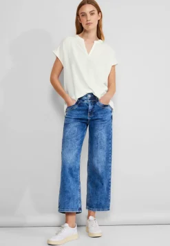 Street One Blusen*Viskose Blusenshirt off white