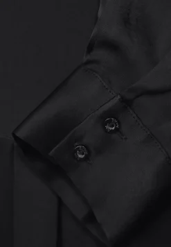 Street One Blusen*Viskose Hemdbluse Black