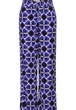 Street One Hosen*Viskose Hose mit Print violet blue