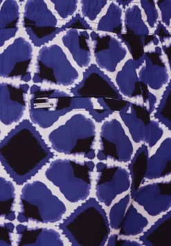 Street One Hosen*Viskose Hose mit Print violet blue
