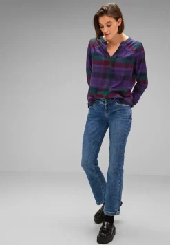 Street One Blusen*Viskose Karobluse intense pure lilac