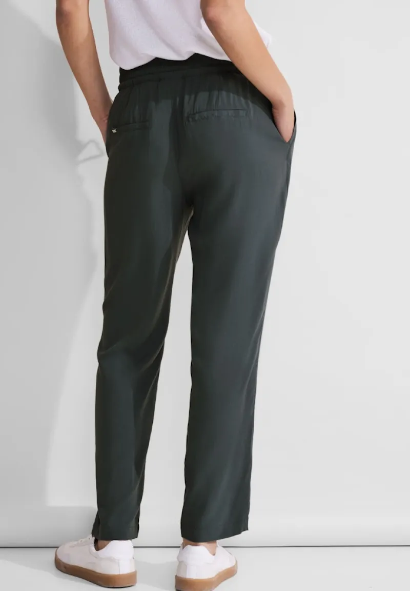 Street One Hosen*Viskose Loose Fit Hose marshy green