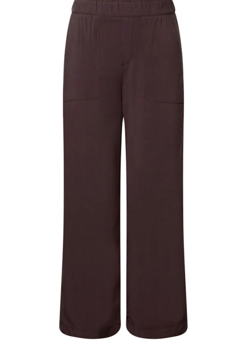 STREET ONE STUDIO Hosen*Viskose-Culotte fudge red