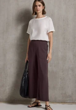 STREET ONE STUDIO Hosen*Viskose-Culotte fudge red