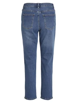 Vila Jeans*VISOMMER RWRE 7/8 STRAIGHT JEANS - NOOS Medium Blue Denim