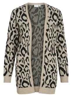 Vila Pullover & Sweatshirts*VITIF OPEN L/S KNIT CARDIGAN - NOOS natural melange