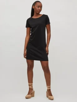Vila Kleider*VITINNY NEW S/S DRESS - NOOS Black