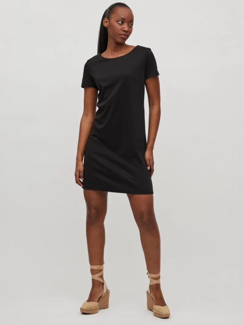 Vila Kleider*VITINNY NEW S/S DRESS - NOOS Black