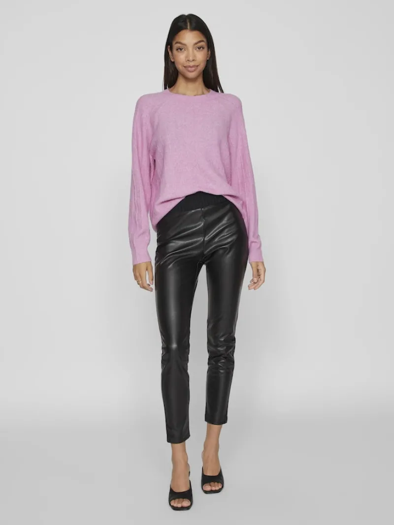 Vila Pullover & Sweatshirts*VITRINA L/S O-NECK KNIT TOP pastel lavender