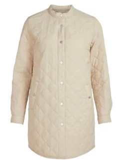 Vila Jacken*VITRISH QUILTED JACKET/SU - NOOS Cement
