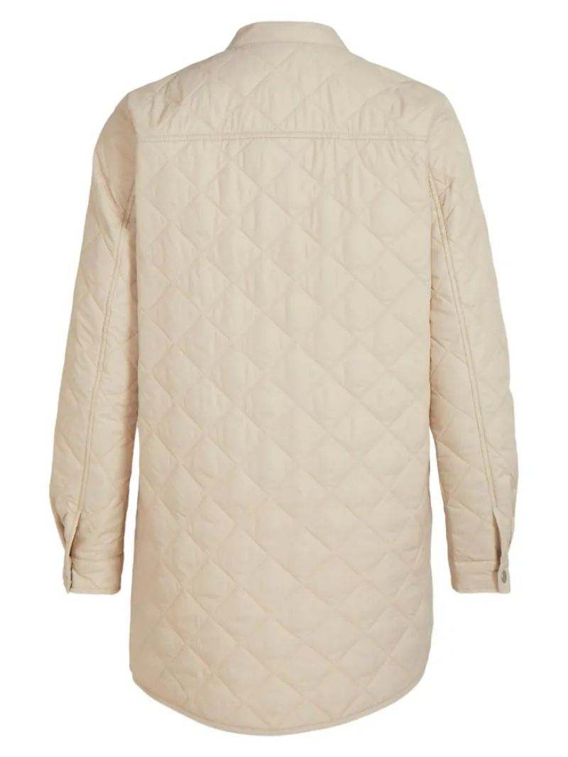 Vila Jacken*VITRISH QUILTED JACKET/SU - NOOS Cement