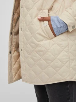 Vila Jacken*VITRISH QUILTED JACKET/SU - NOOS Cement