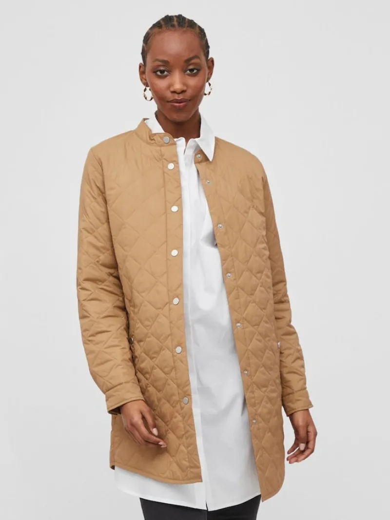 Vila Jacken*VITRISH QUILTED JACKET/SU - NOOS tigers eye