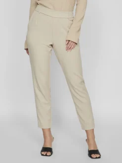 Vila Hosen*VIVARONE HW SLIM PANT - NOOS Feather Gray