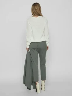 Vila Hosen*VIVARONE HW SLIM PANT - NOOS duck green