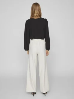 Vila Hosen*VIVARONE HW WIDE PANT - NOOS eierschal2