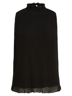 Vila Blusen*VIVIALLY S/L TOP/SU Black