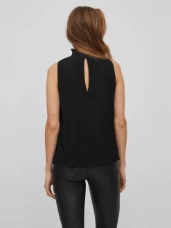 Vila Blusen*VIVIALLY S/L TOP/SU Black