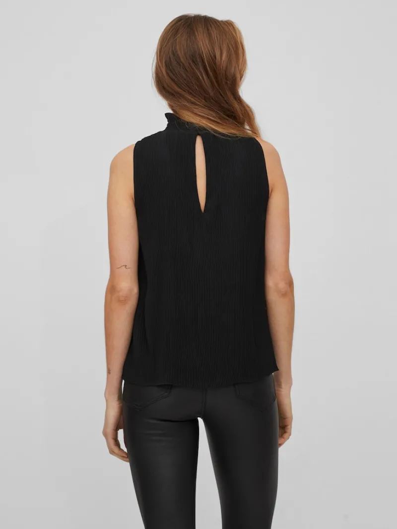 Vila Blusen*VIVIALLY S/L TOP/SU Black