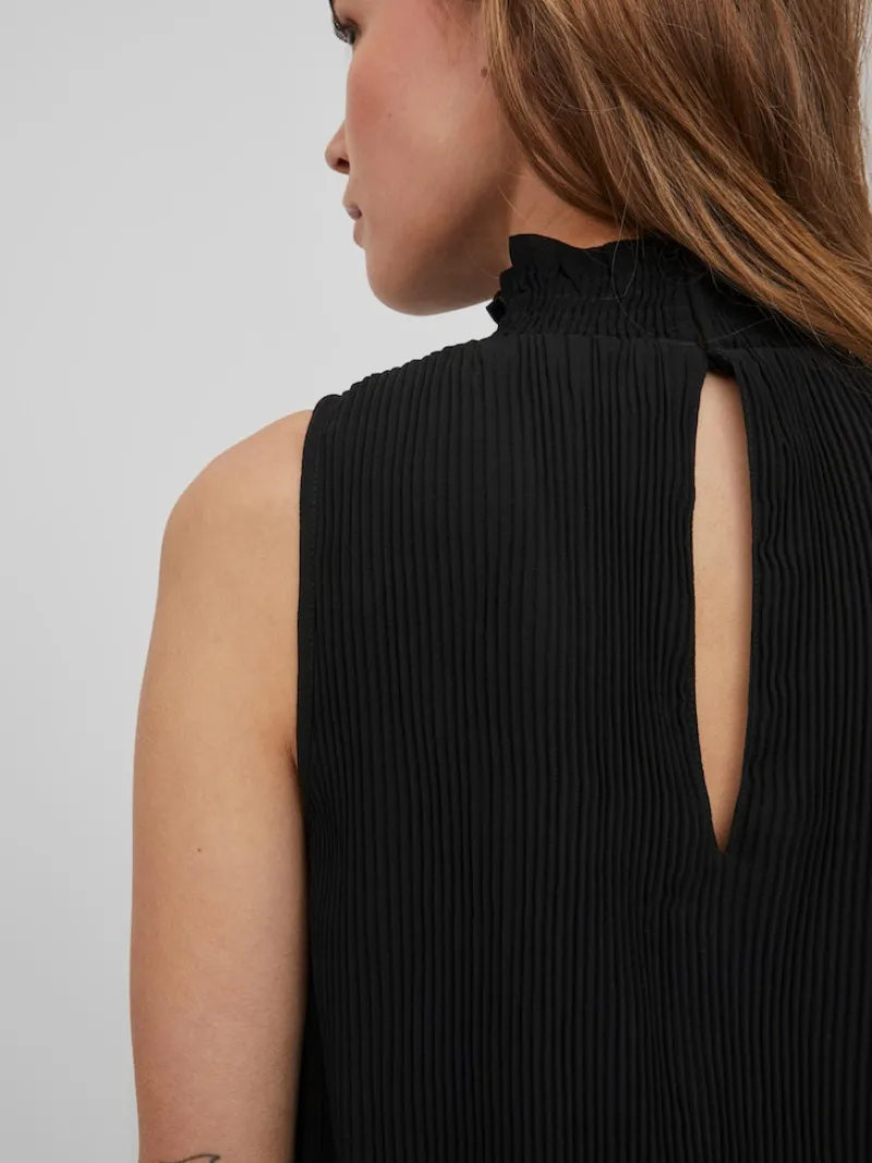 Vila Blusen*VIVIALLY S/L TOP/SU Black