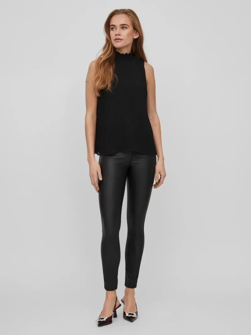Vila Blusen*VIVIALLY S/L TOP/SU Black
