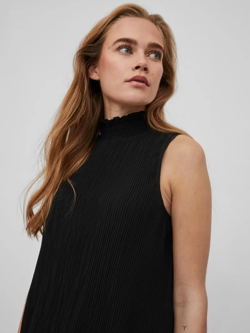 Vila Blusen*VIVIALLY S/L TOP/SU Black