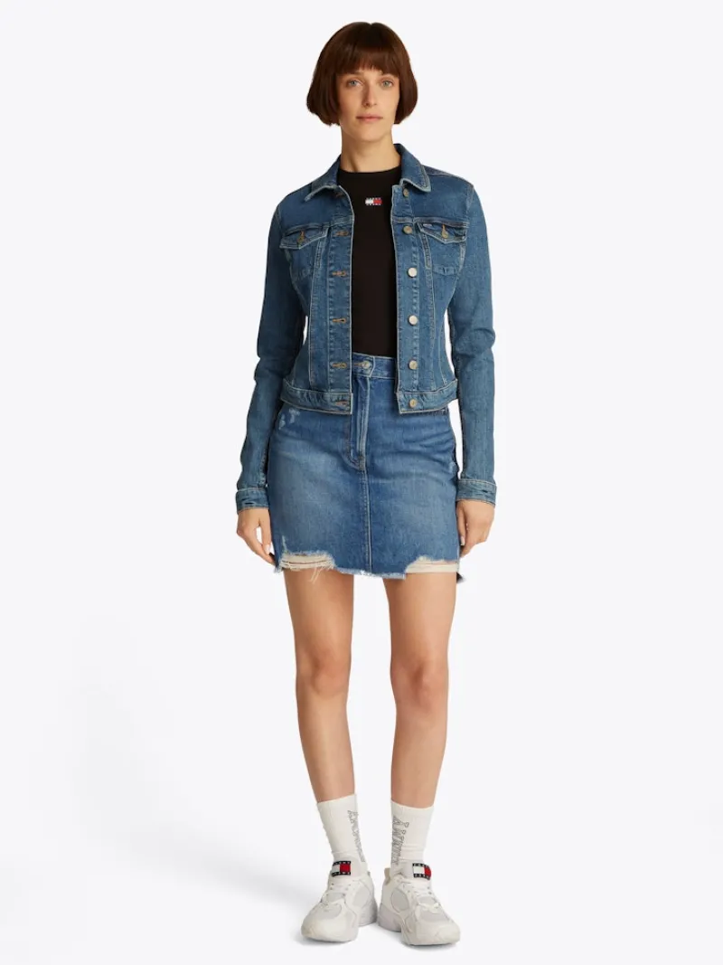 Tommy Jeans Jacken*VIVIANNE SKN JACKET EXT BI8130 denim medium