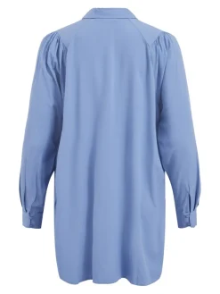 Vila Blusen*VIZUGI L/S LONG SHIRT/SU/PB English Manor