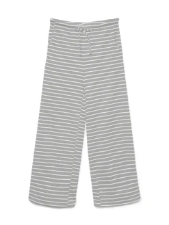 Vero Moda Hosen*VMALMA WIDE PANT EXP Light Grey Melange