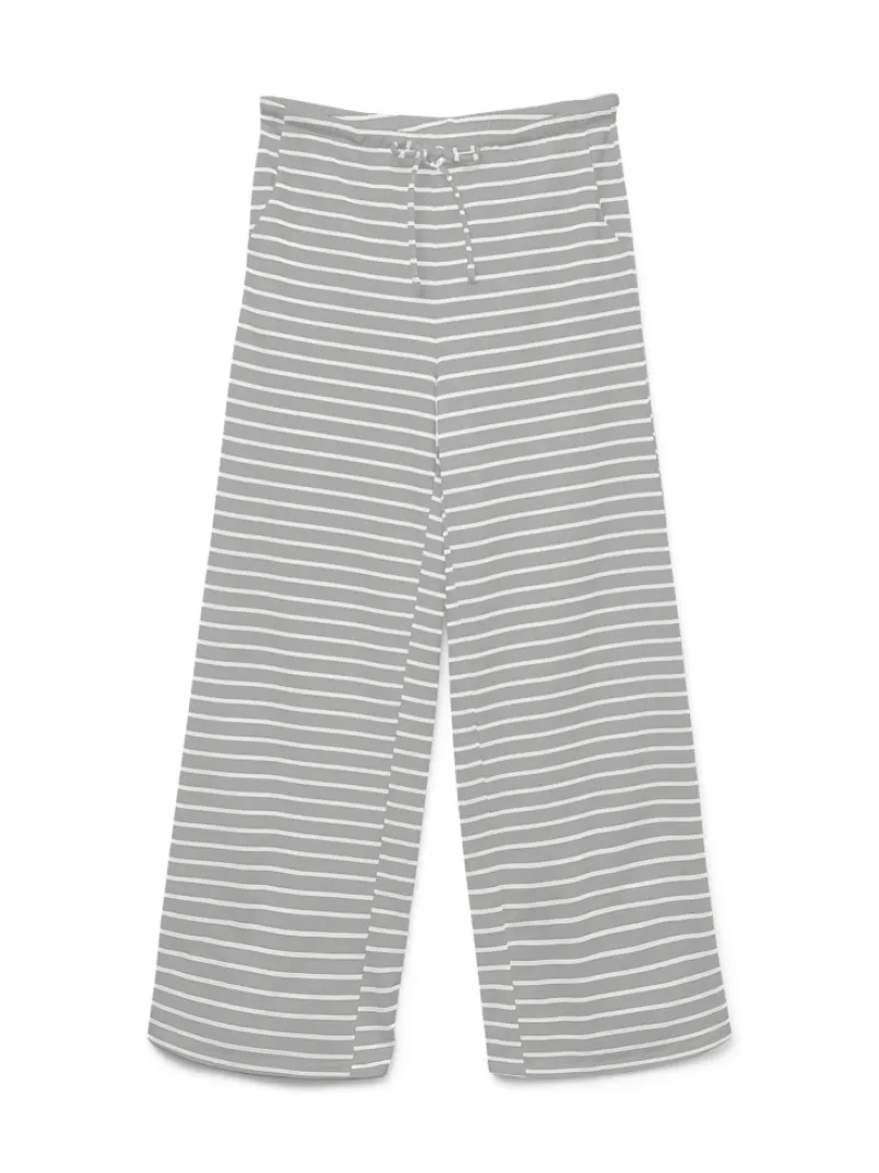 Vero Moda Hosen*VMALMA WIDE PANT EXP Light Grey Melange