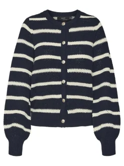 Vero Moda Pullover & Sweatshirts*VMAMAZING LS O-NECK CARDIGAN GA BOO Navy Blazer