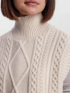 Vero Moda Pullover & Sweatshirts*VMAMINA SL HIGH NECK VEST GA birch