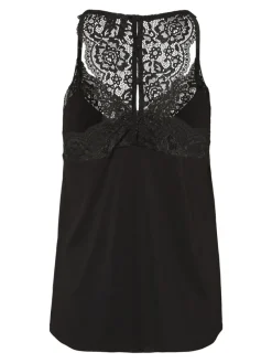 Vero Moda Shirts*VMANA S/L LACE TOP GA NOOS Black