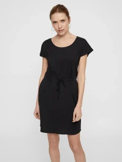 Vero Moda Kleider*VMAPRIL SS SHORT DRESS NOOS black1