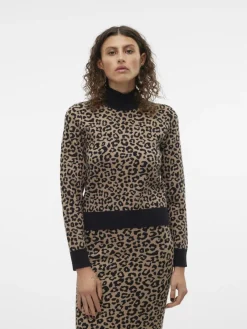 Vero Moda Pullover & Sweatshirts*VMARIA ART LS HIGH-NECK PULLOVER GA Black