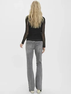 Vero Moda Shirts*VMBELLA LS HIGH NECK JRS NOOS Black