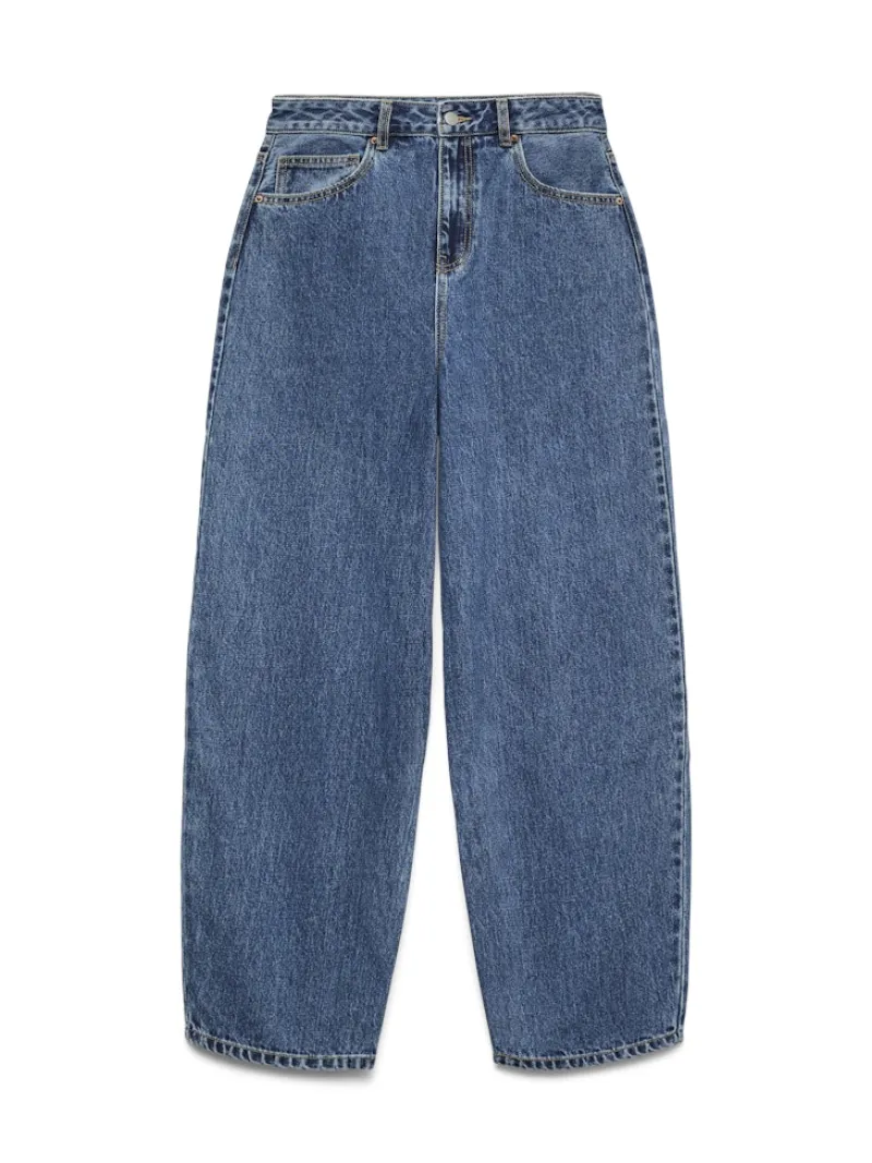 Vero Moda Jeans*VMBILLIE HR BARREL ANK JEANS LI3142 NOOS Medium Blue Denim