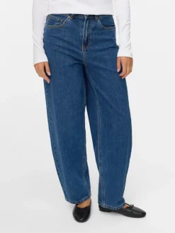 Vero Moda Jeans*VMBILLIE HR BARREL ANK JEANS LI3142 NOOS Medium Blue Denim